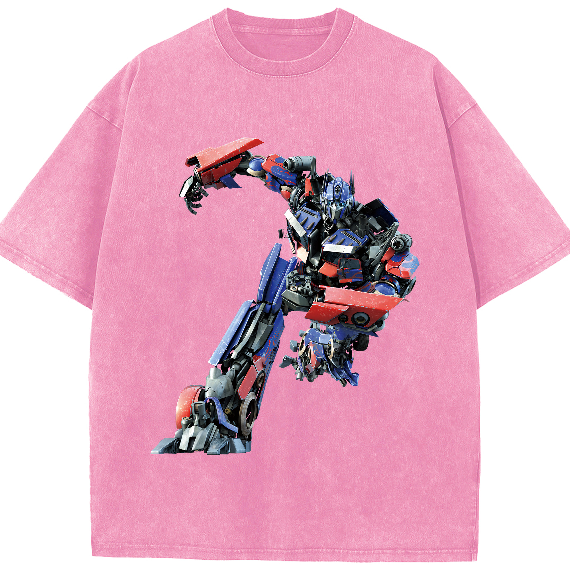 （画像用） Transformers トランスフォーマー 綿100% ヴィンテージ風 半袖Tシャツ（フロントプリント）